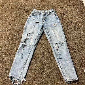 H&M Blue Straight Leg Pants